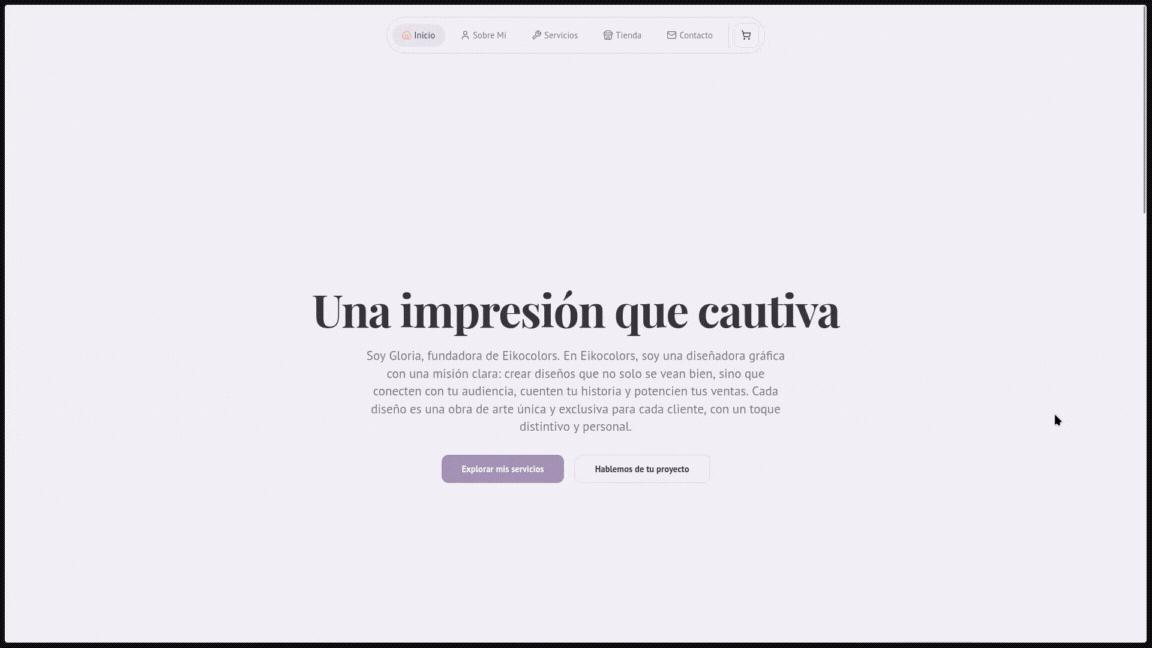 Web Landing Page example 7