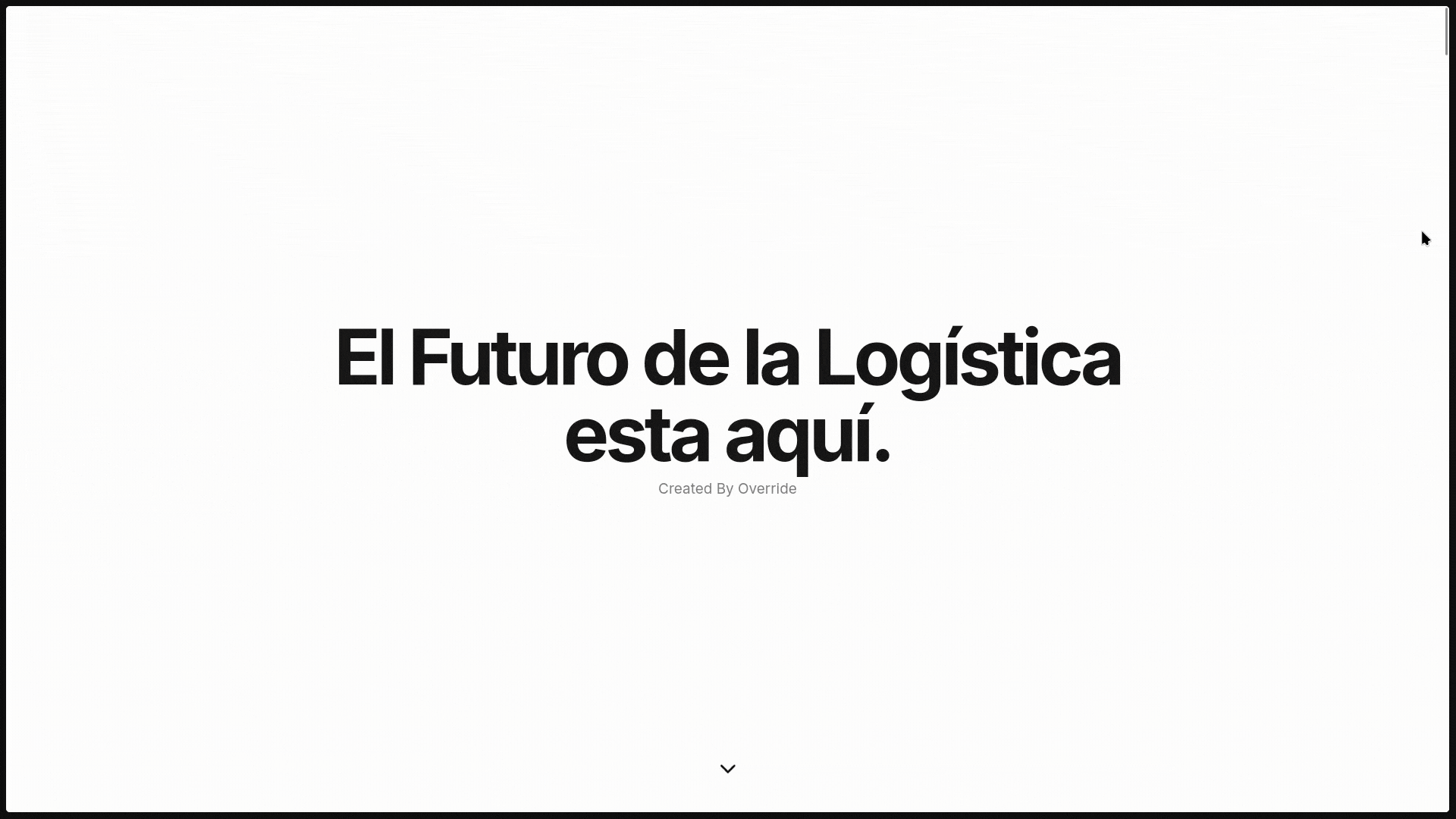 Web Landing Page example 1